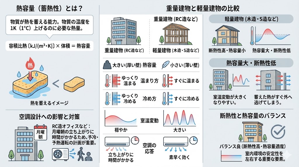 02-熱容量（蓄熱性）とは？-重量建物と軽量建物の違い