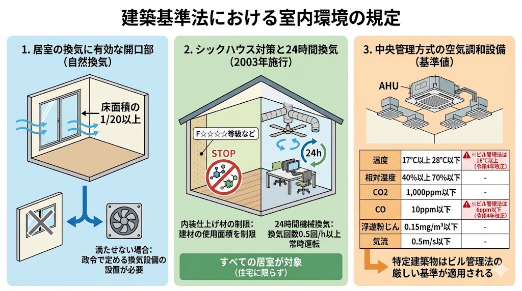 03-建築基準法における室内環境の規定