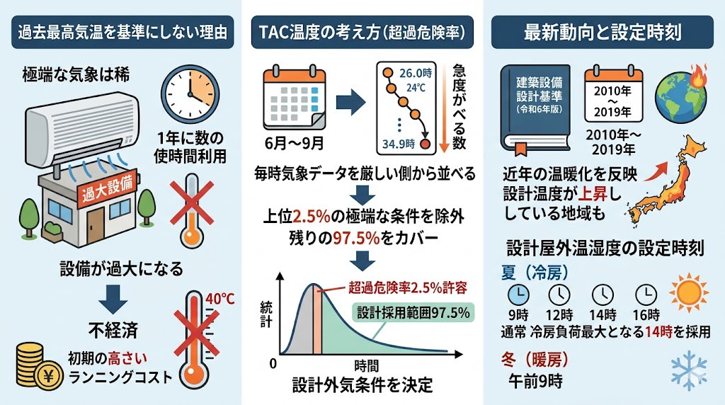 06-設計外気条件とTAC温度の考え方