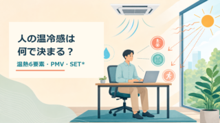 温熱6要素とPMV・SET*とは?室温だけでは決まらない快適性を設計実務から解説